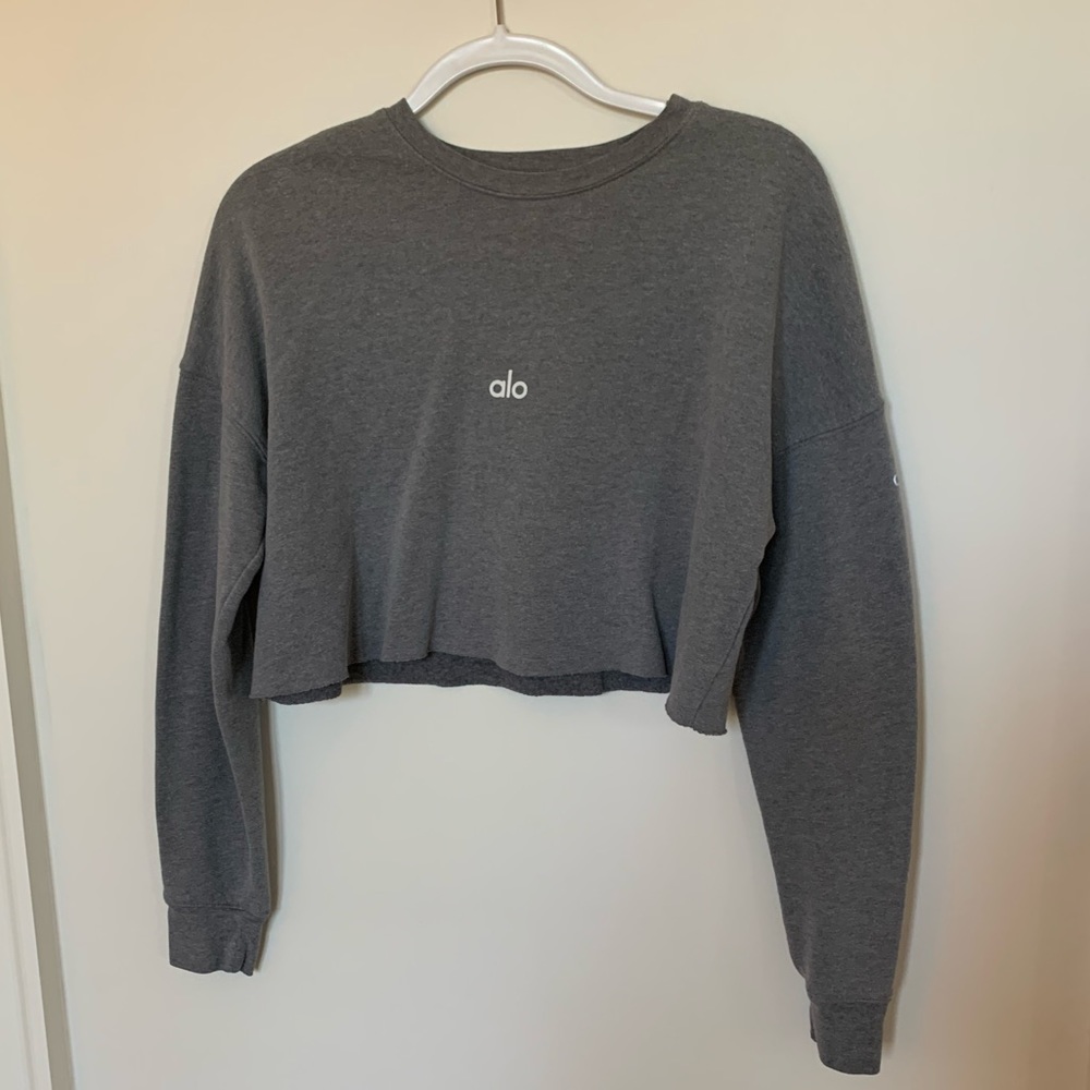 ALO Yoga Cropped Sweatshirt